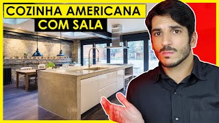 10 DICAS SIMPLES PARA FAZER SALA INTEGRADA COM COZINHA  COZINHA AMERICANA [upl. by Otreblada]