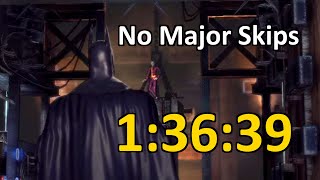 Batman Arkham Asylum Speedrun No Major Skips in 13639 [upl. by Spenser583]