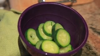 Blanching Zucchini  Cooking Tips [upl. by Seuqcaj]