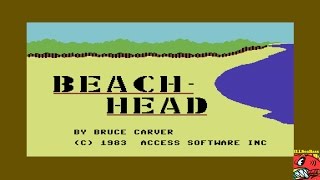 Long Play Beach Head COMMODORE 64 108200 [upl. by Edgar]