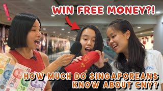 Do Young Singaporeans Know Anything About Chinese New Year  TSL Red Packet Giveaway [upl. by Adaurd110]