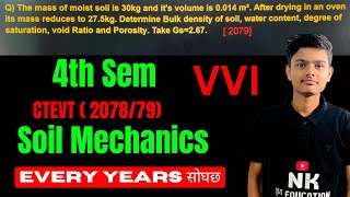 soil mechanics important question for ctevt 4th sem CTEVT  ctevt 4th sem soil mechanics important [upl. by Carolina]