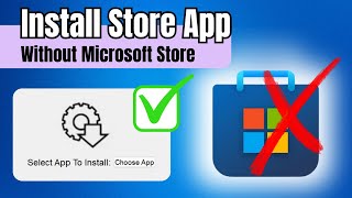 Install Microsoft Store APPS without Microsoft Store EASY amp FAST 2024 [upl. by Leela]