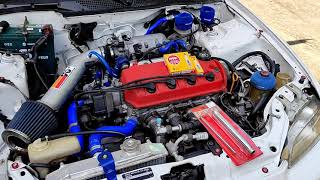 HONDA D15B CIVIC EG HATCH REPLACING NGK IRIDIUM PLUGS GOING BACK TO BKR6E11 VLOG 9 [upl. by Lody]