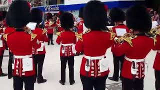 Amazing Grace Played By The Coldstream Guards Band  Waterloo Station 170th Birthday [upl. by Damalas184]