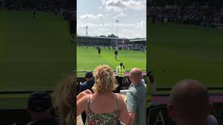 BROMLEY FC VS AFC WIMBLEDON 20 [upl. by Huggins7]