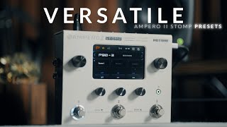 Ampero II Stomp Presets  Versatile Pack  mckpresets [upl. by Emiatej]