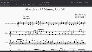 March in C Minor Op 20 [upl. by Ojoj235]