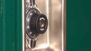 Master Lock Locker Locks BuiltIn Combination Change Procedure [upl. by Bully90]