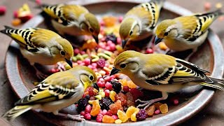 Golden finches soft food for breeding purpose bleeding formula [upl. by Femi]