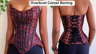 Easiest Way to Wrap and Sew Rigilene Boning for your Overbust Corset [upl. by Stubstad]