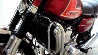 1973 Suzuki GT 750 two stroke water buffalo Sept 2011 [upl. by Schwartz900]