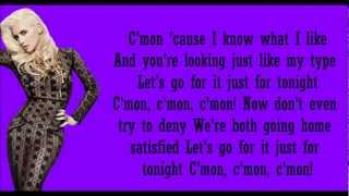 Kesha Cmon Lyrics [upl. by Bacchus]