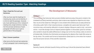 IELTS Academic Reading  Matching Headings [upl. by Attey795]