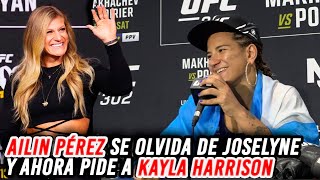 Ailin Pérez se olvida de Joselyne y pide a Kayla Harrison [upl. by Eelanej]