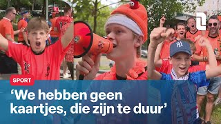 Eerste Limburgse oranjefans aangekomen in Dortmund 🤩🧡  L1 Nieuws [upl. by Tedd]