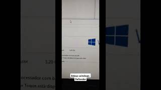 Windows 10 com windows defender totalmente desabilitado windows10 windowsdefender windows [upl. by Yebloc]