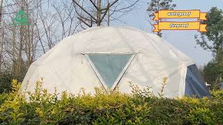 The Ultimate Shelter Explore the Magic of Geodesic Dome Tents [upl. by Leong312]