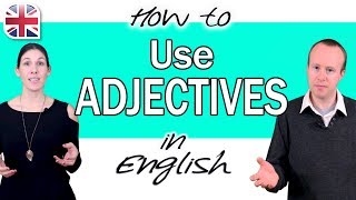 How to Use Adjectives in English  English Grammar Course [upl. by Katine]