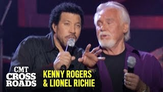 Kenny Rogers amp Lionel Richie Duet on “The Gambler” Live  CMT Crossroads [upl. by Waters]