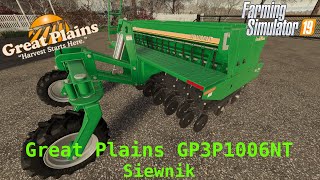 Farming Simulator 19  Kolekcjoner modów 19  Great Plains GP3P1006NT  Siewnik [upl. by Timoteo]