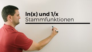 Lnx und 1x und ihre Stammfunktionen Logarithmusfunktion  Mathe by Daniel Jung [upl. by Delfine]