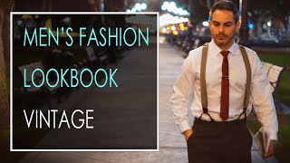 Vintage Clothing  Suspenders for Men Lookbook 2016 [upl. by Padraig600]