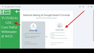 Cara Daftar GSC Webmaster Google Search Console di WGS [upl. by Emmerich]