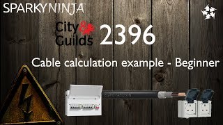 2396 Ep 3  Cable calculation example  Beginner [upl. by Pelletier]