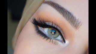 simple enlarging eye makeup ميك اب بسيط لتكبير العيون [upl. by Soisinoid]