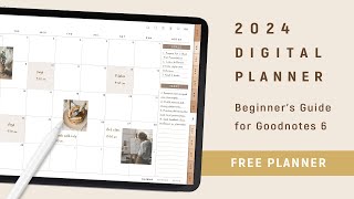 2024 Digital Planner setup guide for Goodnotes 6 on iPad  Beginner Tutorial [upl. by Stone299]