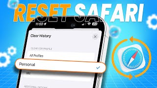 How to Reset Safari Browser on iPhone  Clear Safari Data amp Settings on iPhone [upl. by Dhumma18]