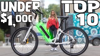 2024 Top 10 E Bikes Under 1000 [upl. by Jaella]