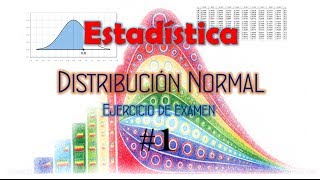 Distribución Normal  Ejercicio de Examen 1 [upl. by Lester]