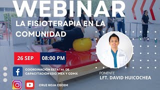 Webinar La fisioterapia en la comunidad [upl. by Vaenfila]