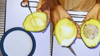 HOW TO CUT AN AVOCADO CREAMY AVOCADO ASMR [upl. by Dorej]