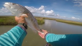 Catching Crackheads Fly Fishing South Texas for Redfish using a Redfish Crack Fly [upl. by Naujal500]