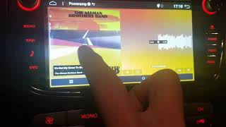 PowerAmp application playing on Android Head unit [upl. by Selec253]