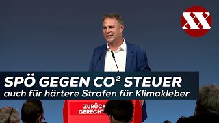 SPÃ–Chef Andreas Babler gegen CO2Steuer [upl. by Aimak]