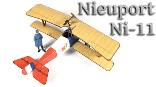 Model Nieuport Ni11  148 Eduard [upl. by Selhorst526]