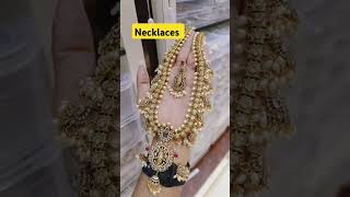 Trending jewellery necklace 1gramgold 1gramgoldjewellery fashion wedding onlineshopping gold [upl. by Aihceyt]