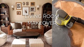 LIVING ROOM MAKEOVER PART 2  FINAL REVEAL ikea hack thrift flip gallery wall and more [upl. by Adli]