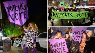 NYC’s political witches will ‘cast spells for cast ballots’ at Village Halloween Parade [upl. by Eppes]