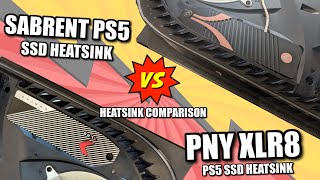 Sabrent VS PNY XLR8 PS5 SSD Heatsink  TEMPERATURE COMPARISON [upl. by Ilaw]