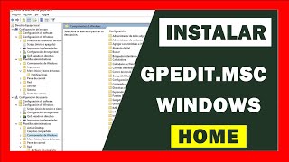 Como INSTALAR o GPEDITMSC no Windows 10 e Windows 11 Editor de Políticas de Grupo [upl. by Brunella]