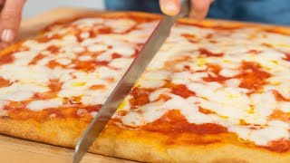 PIZZA IN TEGLIA ROMANA La vera ricetta fatta in casa ad alta idratazione come farla croccante [upl. by Mairhpe]