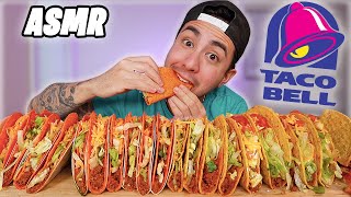 ASMR Eating 20 Tacos  Doritos Locos Taco  Taco Supreme  Taco Bell  Real Eating Sounds [upl. by Yahsan]