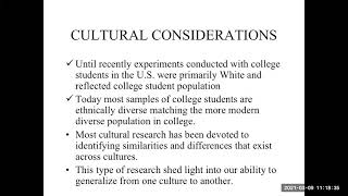 Research Methods Generalizing Research Findings and Associated Limitations [upl. by Ralleigh678]