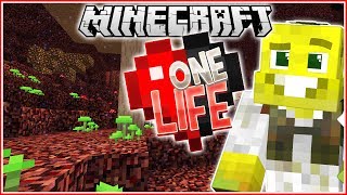 THE NETHER IS HORRIBLE  Minecraft One Life  Ep3 [upl. by Port]