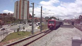 CPTM Série 2000 Fase II quot2070quot 8 Carros  vermelho Brazilian Railways [upl. by Eelasor]